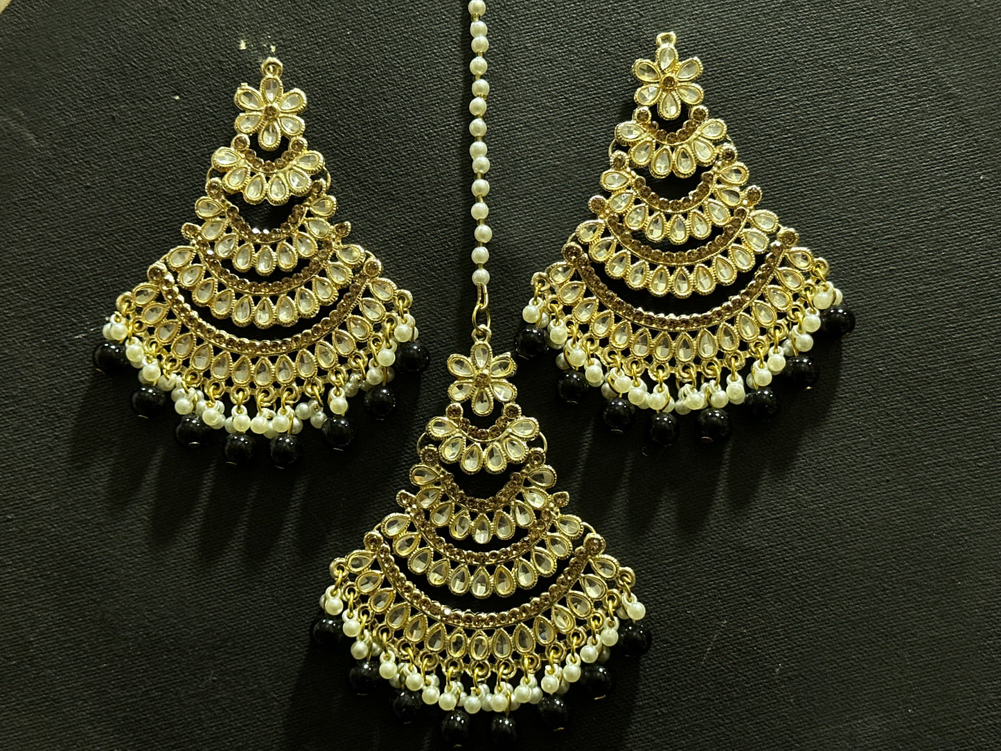 Kundan Jewellery Set Golden