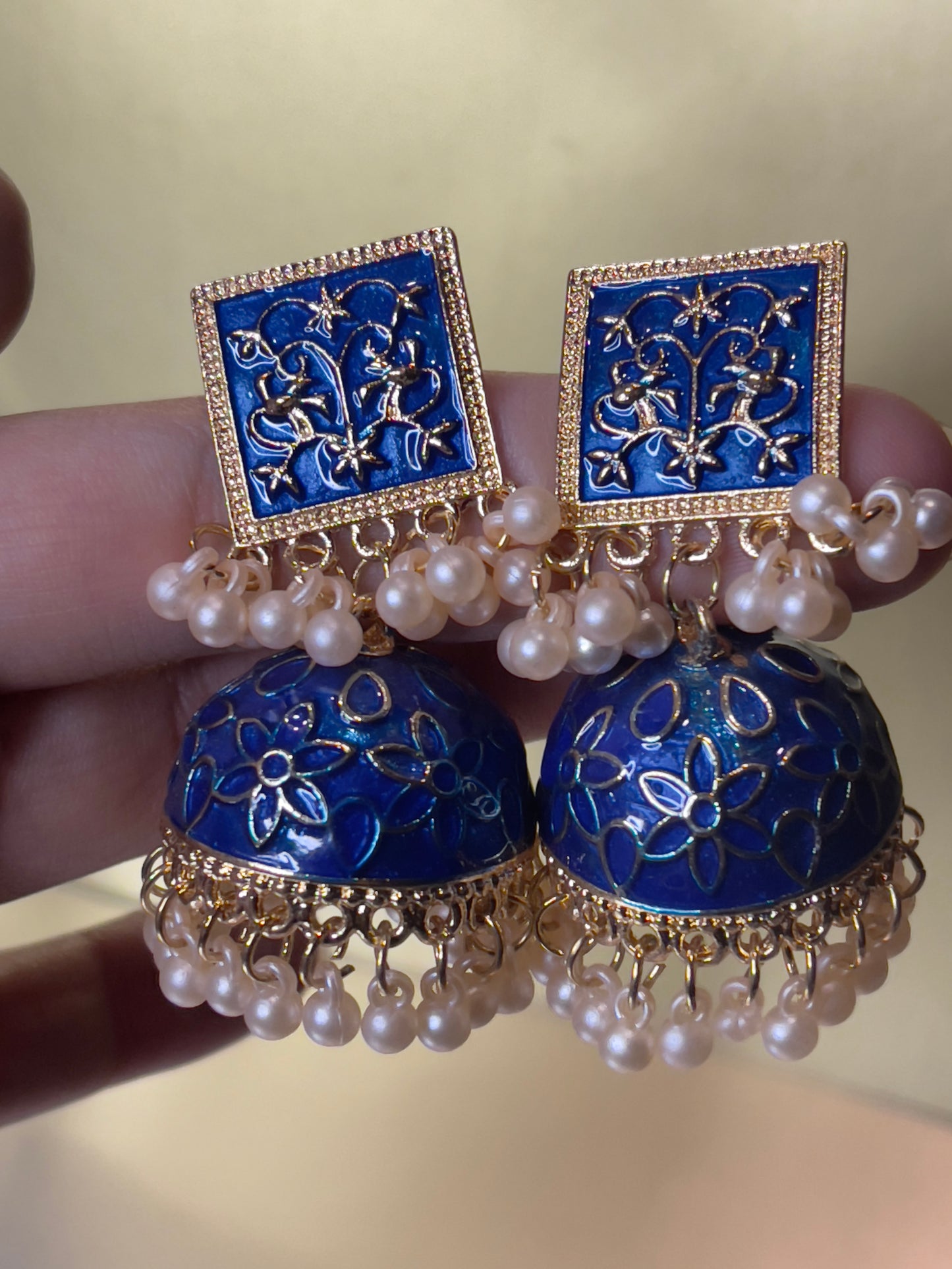 Jhumka Blue