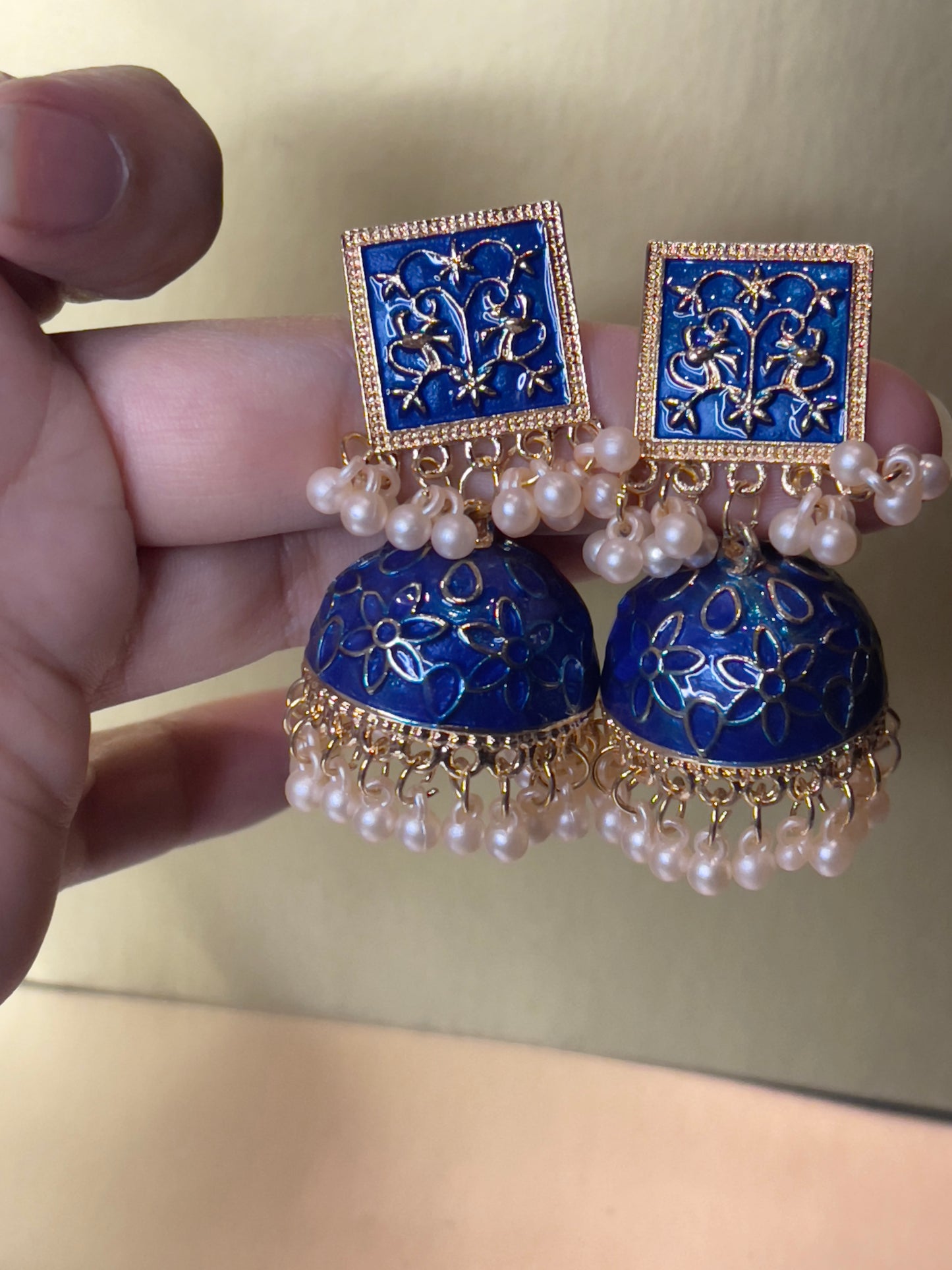 Jhumka Blue