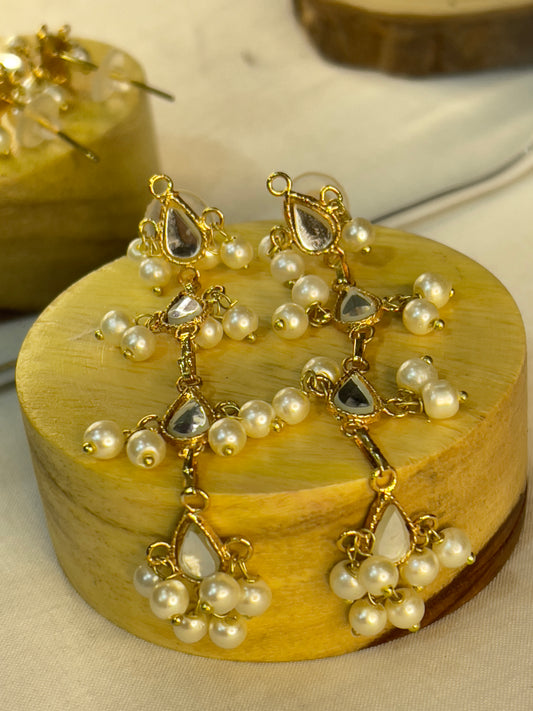 Kundan Teardrop earrings