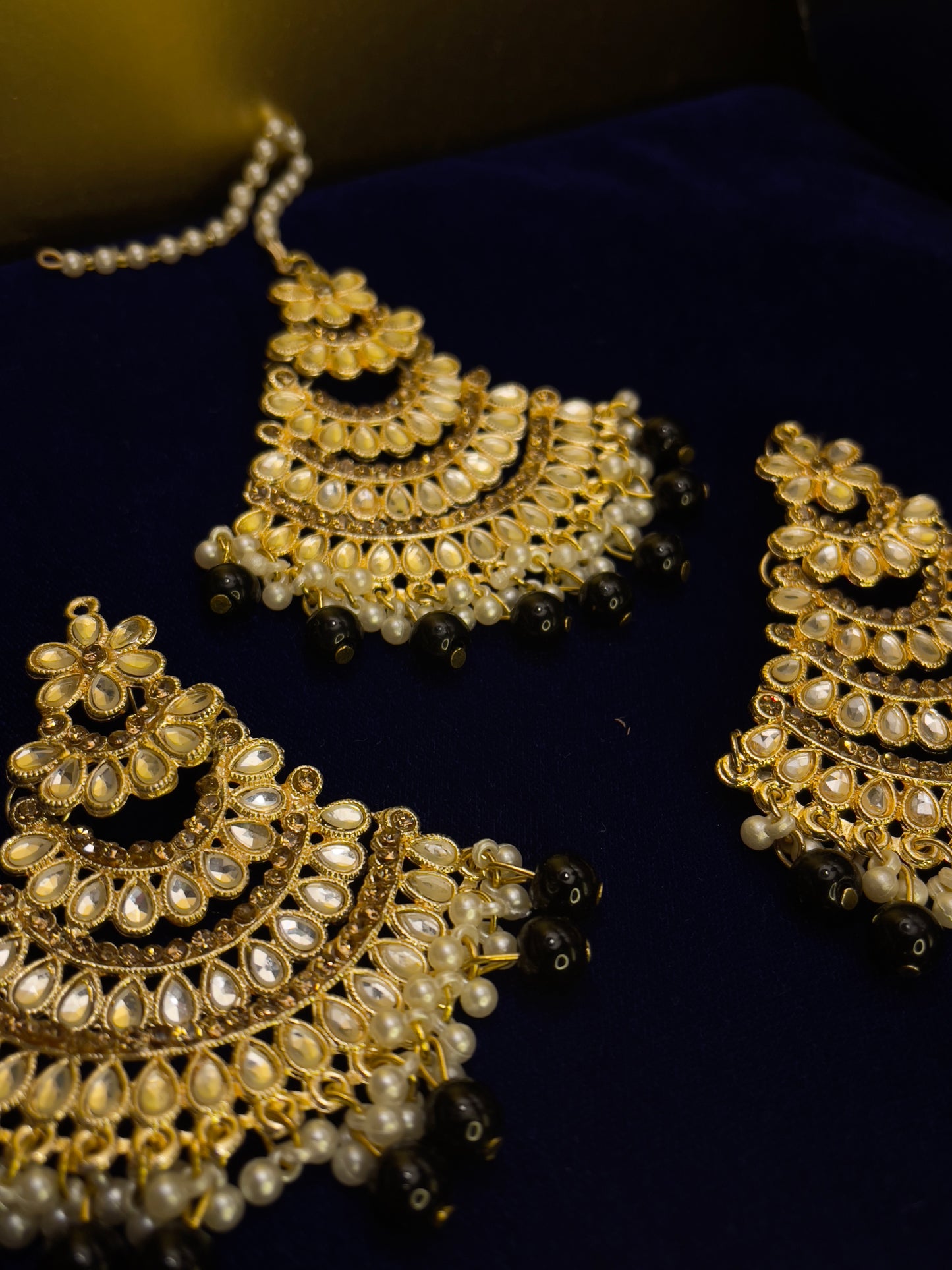 Kundan Jewellery Set Golden